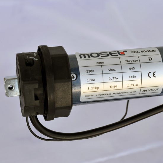 Mosel SEL60R 20 NM Panjur Motoru 